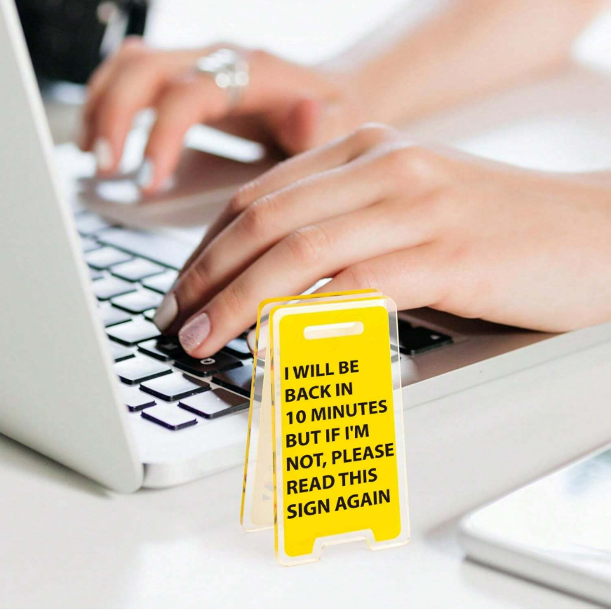 Mini Desk Signs