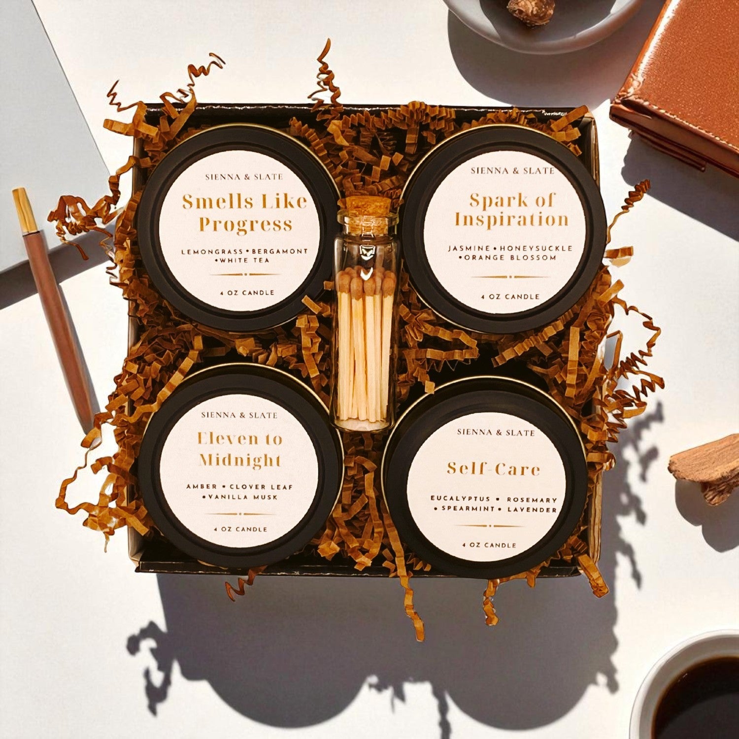 Focus + Flow Candle Bundle - Sienna & Slate