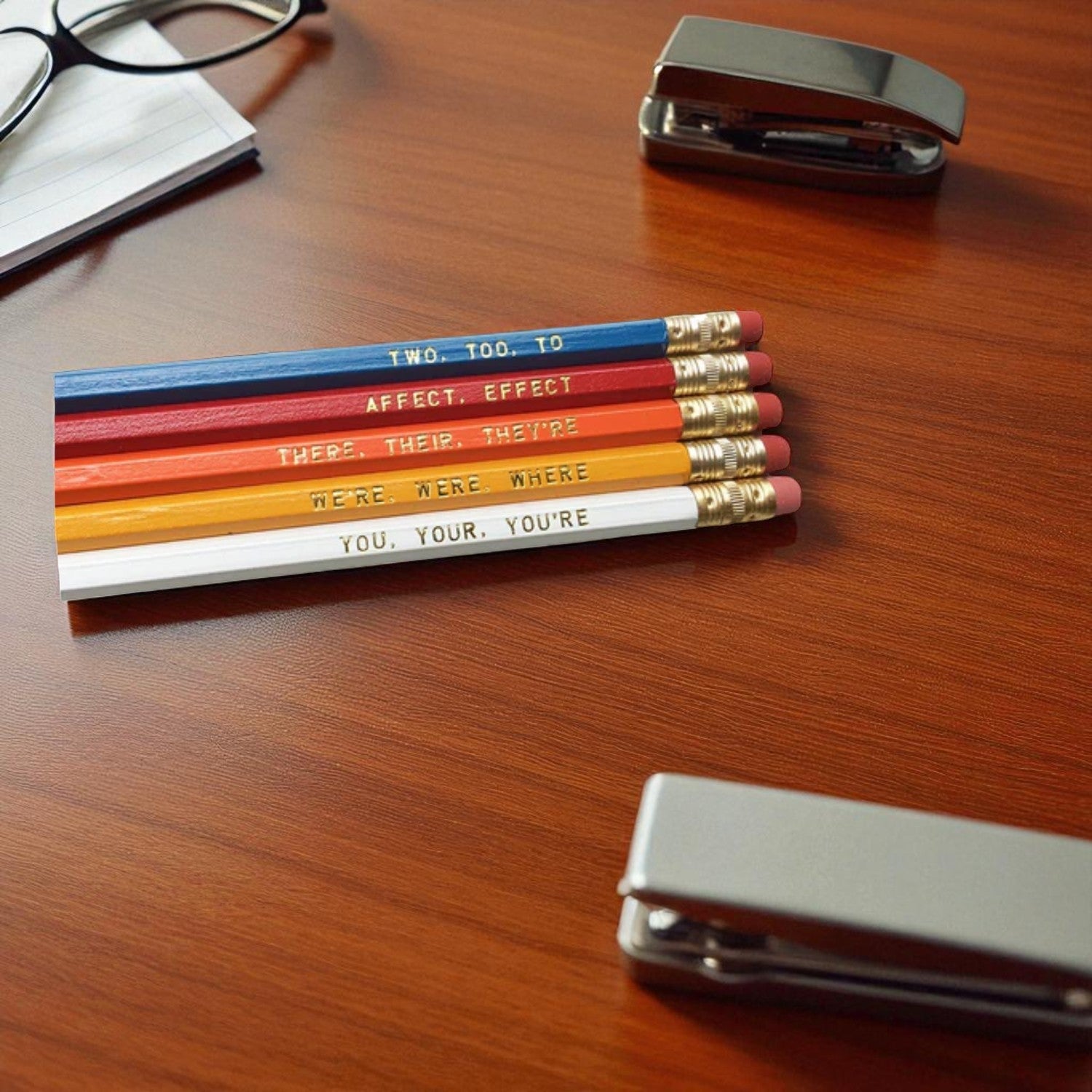 Grammar Pencil Set - Sienna & Slate