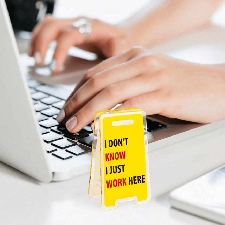 Mini Desk Signs - Sienna & Slate