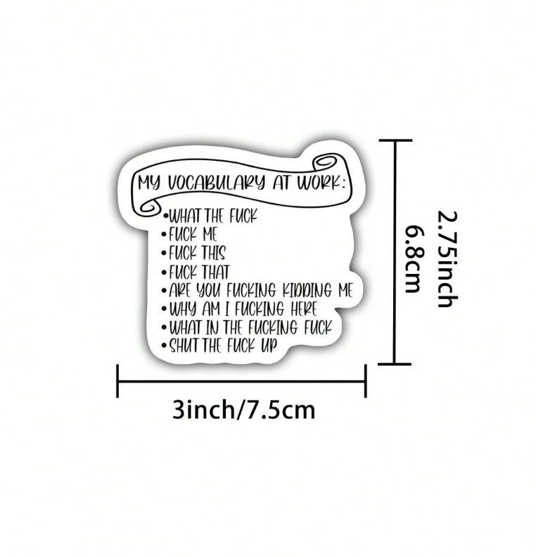 Sticker- Snarky, Funny, and Bit Too Honest