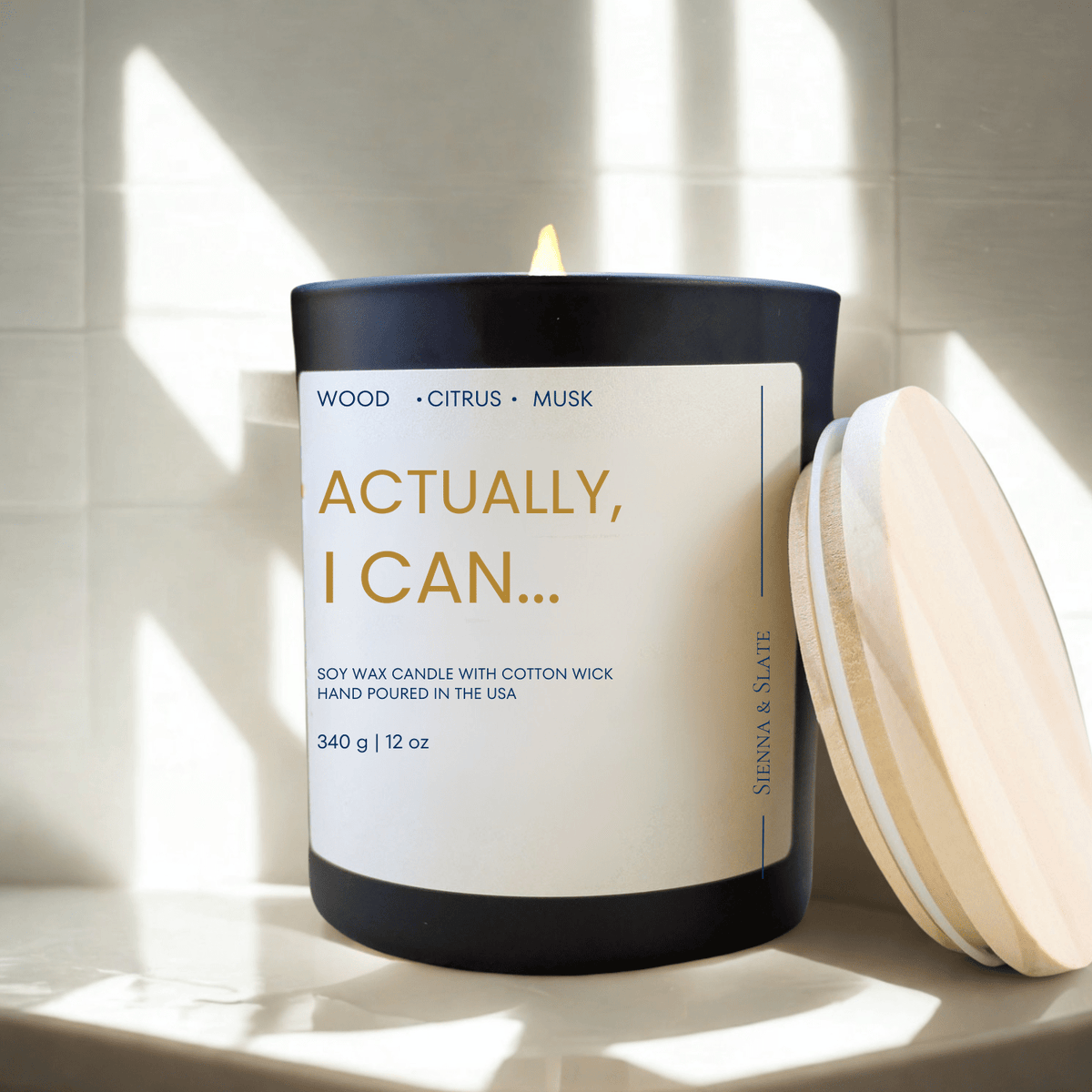 Actually, I Can Candle - Sienna & Slate