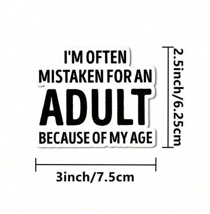 Assorted Stickers - Snarky, Funny, and Bit Too Honest - Sienna & Slate