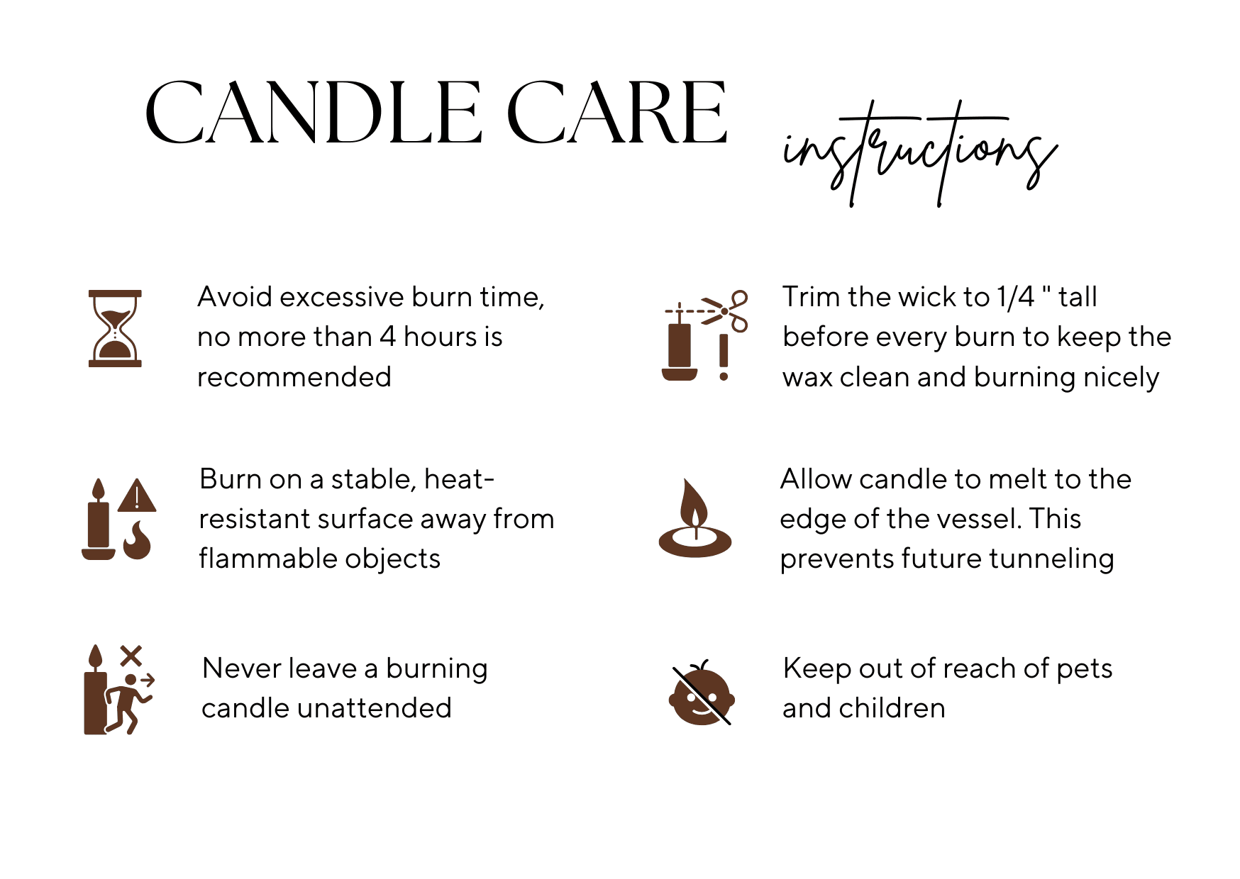 Candle Care Kit - Sienna & Slate