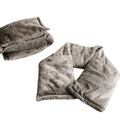 Cozy Fleece Weighted Neck Wrap - Gray - Sienna & Slate