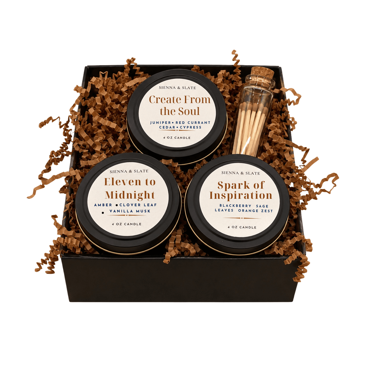 Focus + Flow Candle Ritual - Sienna & Slate