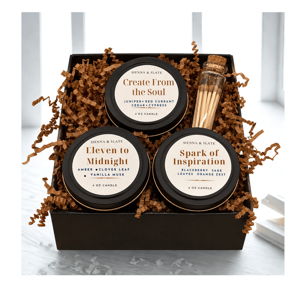 Focus + Flow Candle Ritual - Sienna & Slate