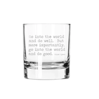 Go Into the World and Do Good 11oz Glass Tumbler - Sienna & Slate