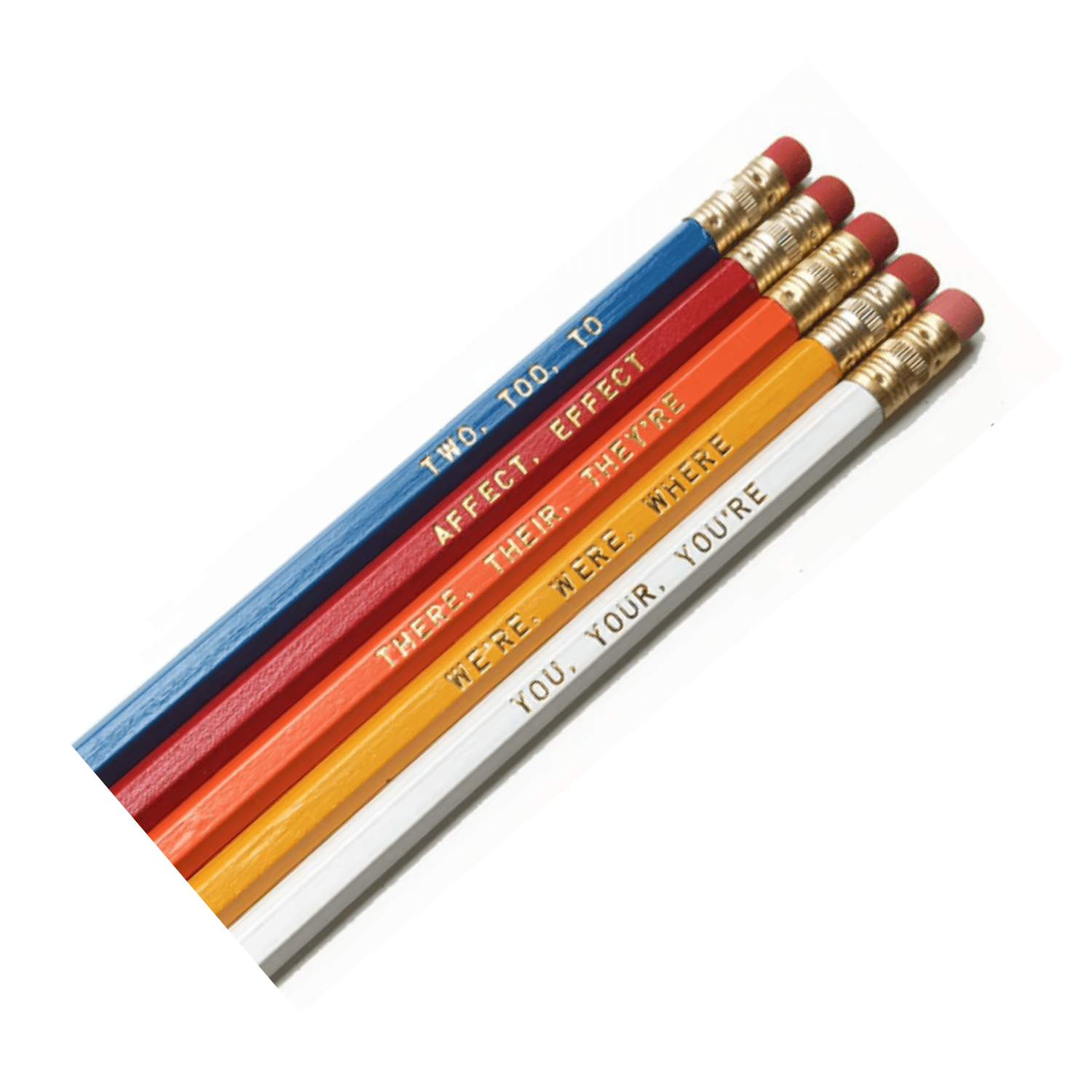 Grammar Pencil Set - Sienna & Slate