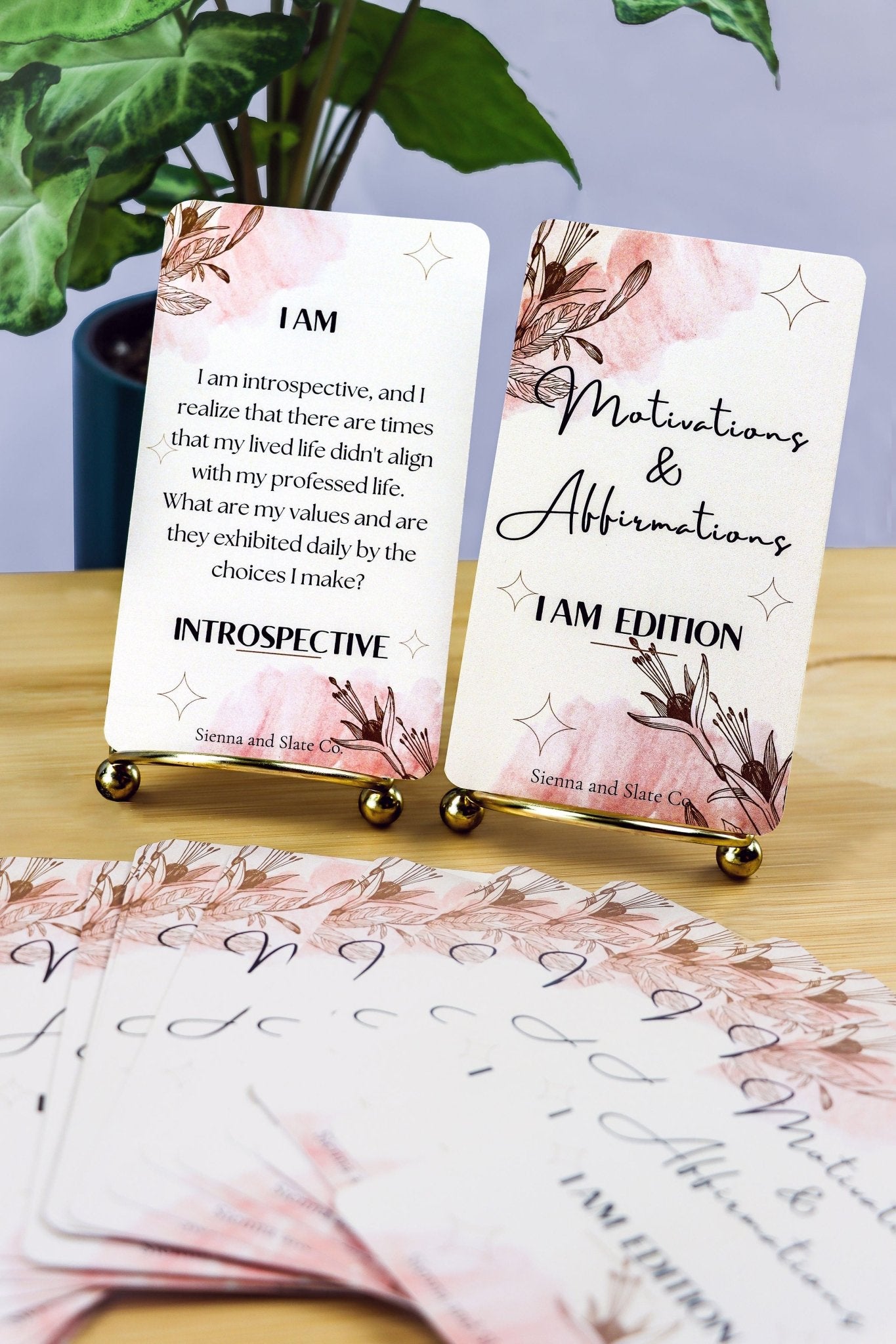 "I AM" Motivations and Affirmation Cards - Sienna & Slate