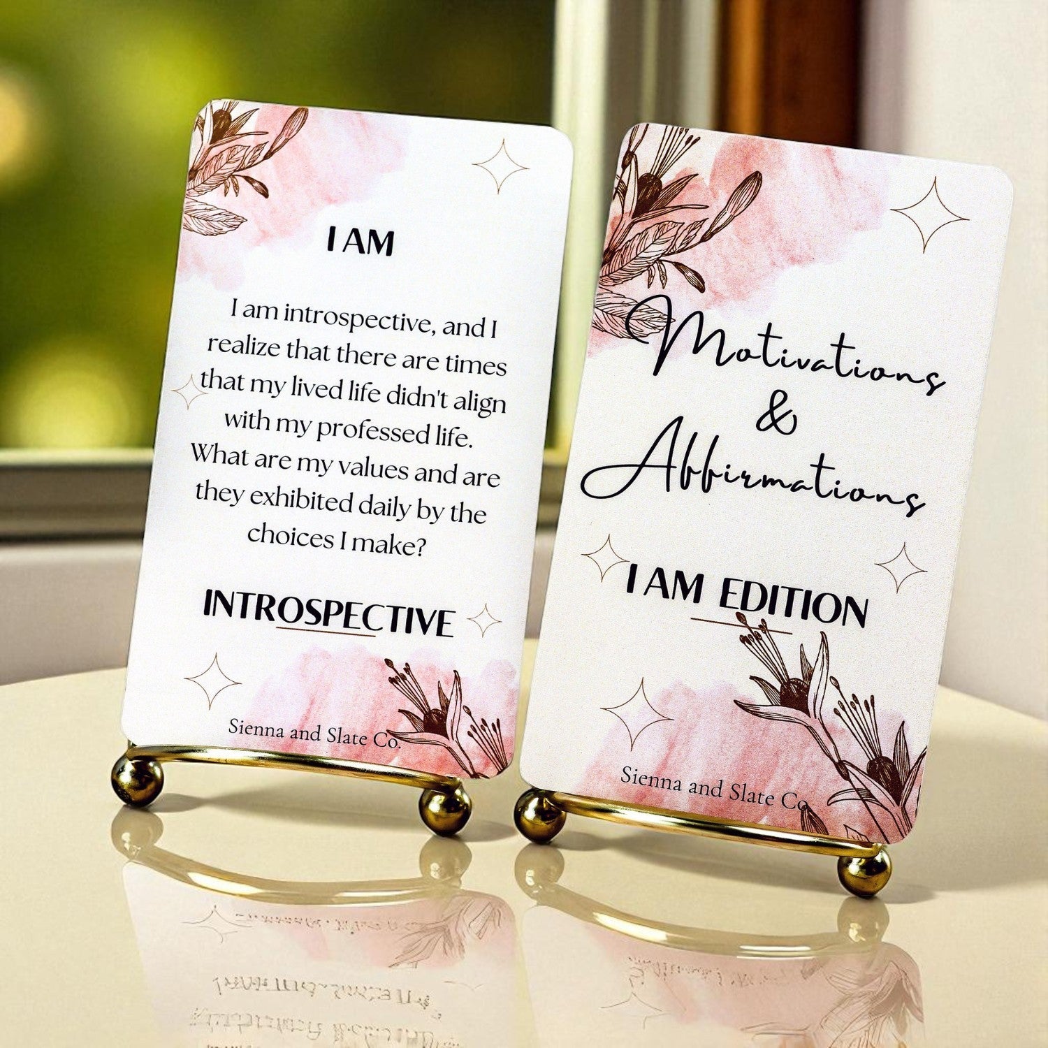 "I AM" Motivations and Affirmation Cards - Sienna & Slate