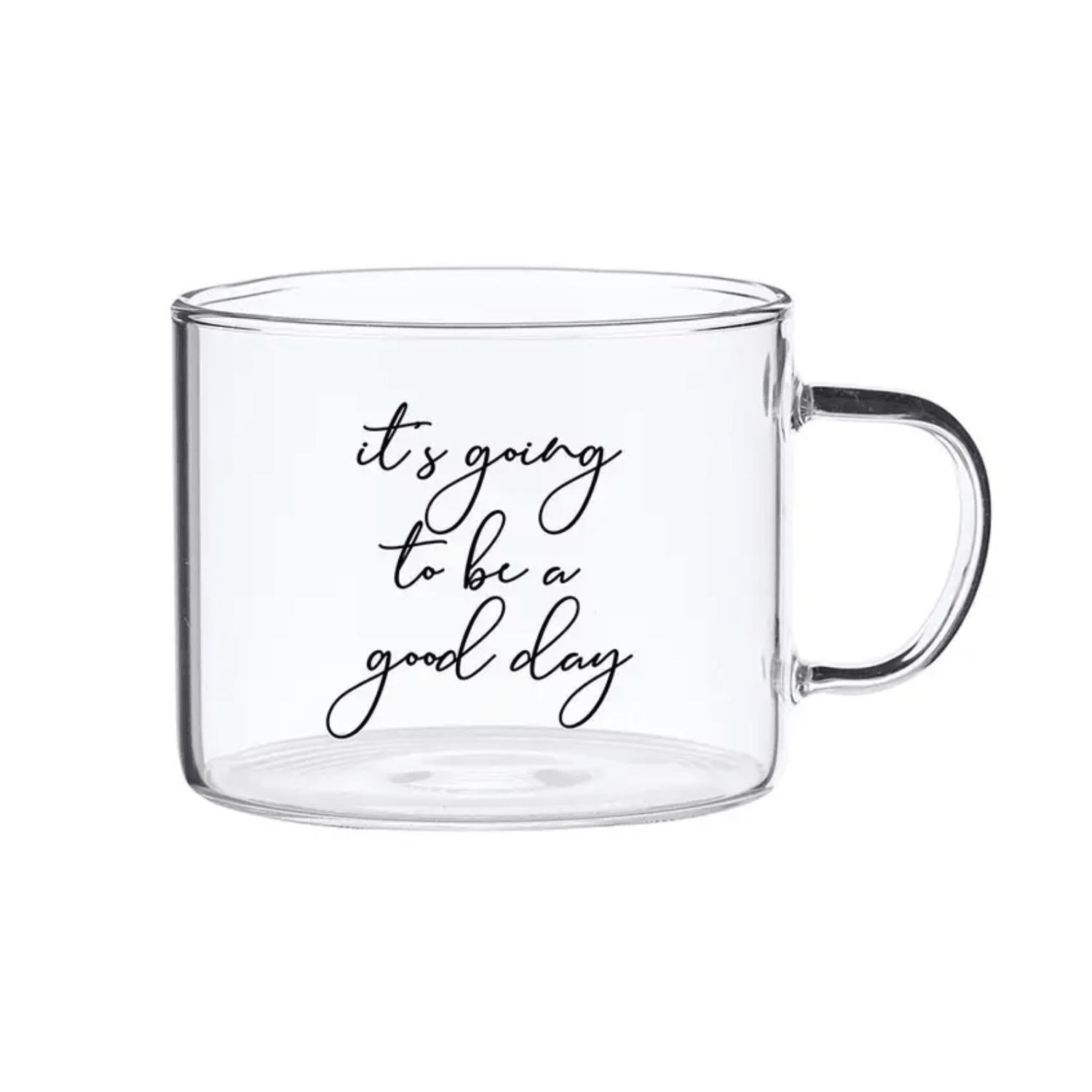 It's Going To Be A Good Day Glass Mug - Sienna & Slate