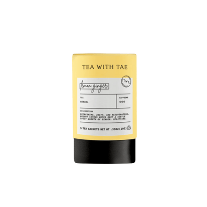 Lemon Ginger Herbal Mini Tube - Sienna & Slate