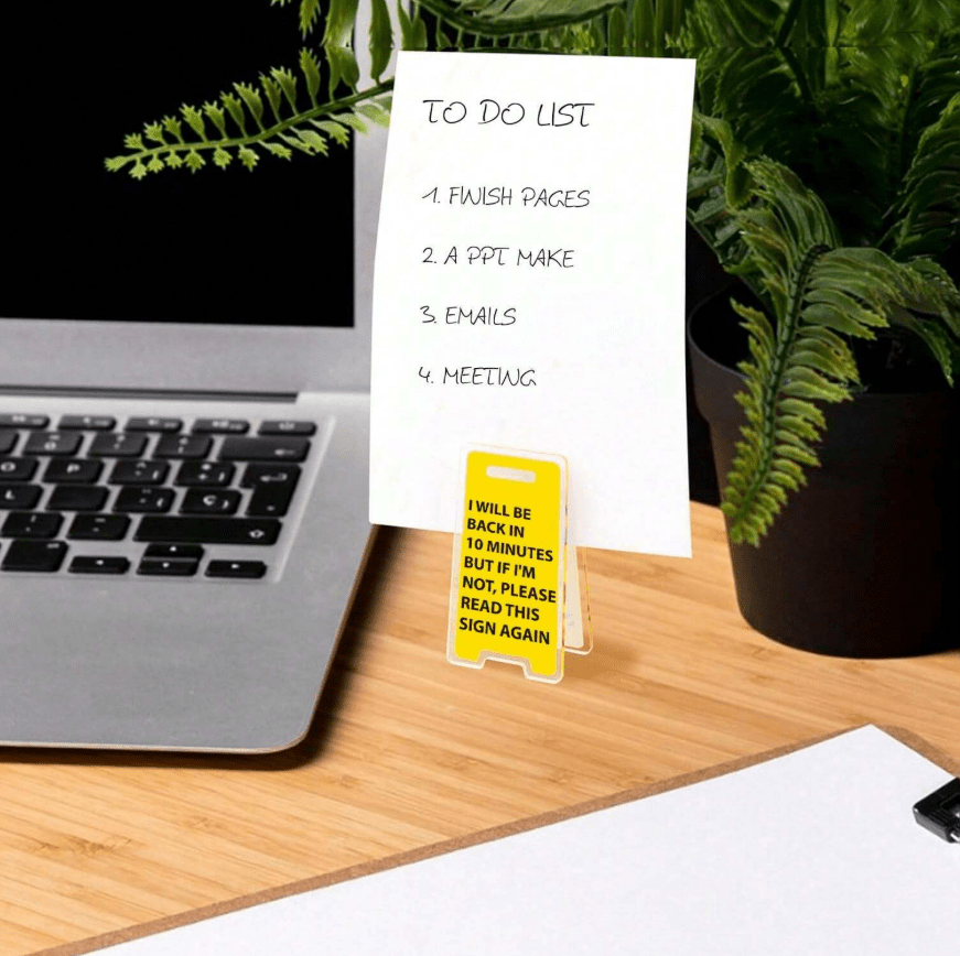 Mini Desk Signs - Sienna & Slate