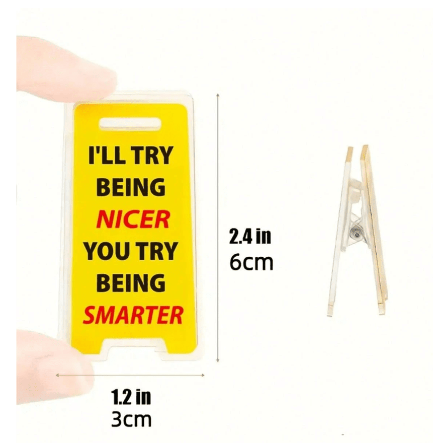 Mini Desk Signs - Sienna & Slate