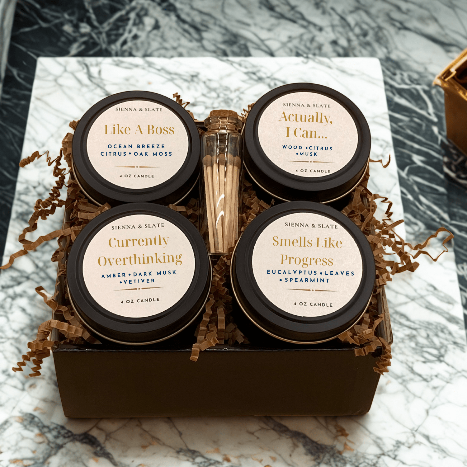 Progress, Not Perfection Candle Bundle - Sienna & Slate