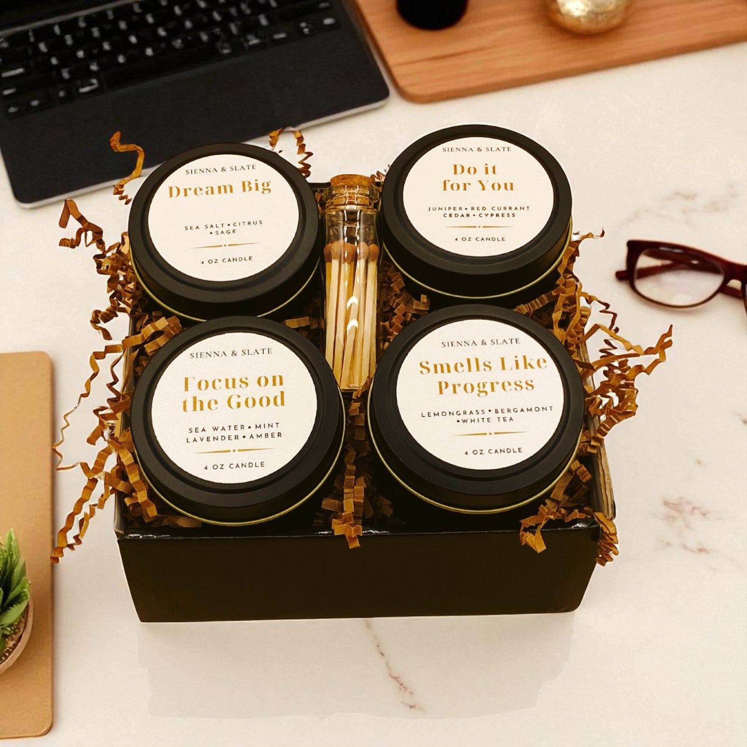 Progress, Not Perfection Candle Bundle - Sienna & Slate