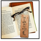 This is where you fell asleep. - Wood Bookmark - Sienna & Slate