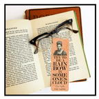 Try to be a rainbow in someone's cloud. - Maya Angelou - Wood Bookmark - Sienna & Slate