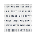 You Are My Sunshine Mini Block - Sienna & Slate