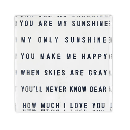 You Are My Sunshine Mini Block - Sienna & Slate