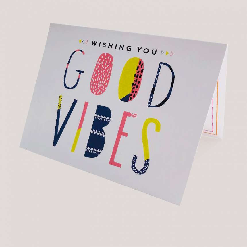 Wishing You Good Vibes Card