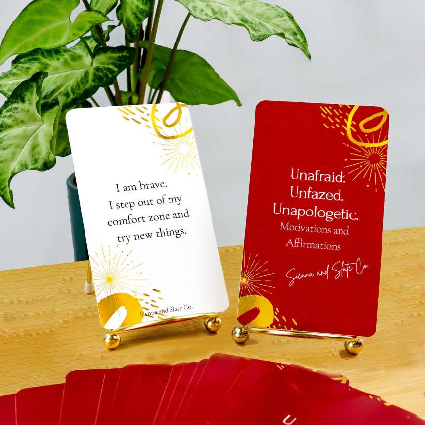 Unafraid. Unfazed. Unapologetic cards